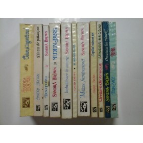 Romane de succes - SANDRA  BROWN - 11 carti : Ostateca lui Hawk; Texas Sage; Umbre din trecut; Copilul nascut joi; si altele.